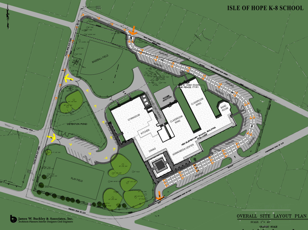 Isle of Hope K-8 Site Plan