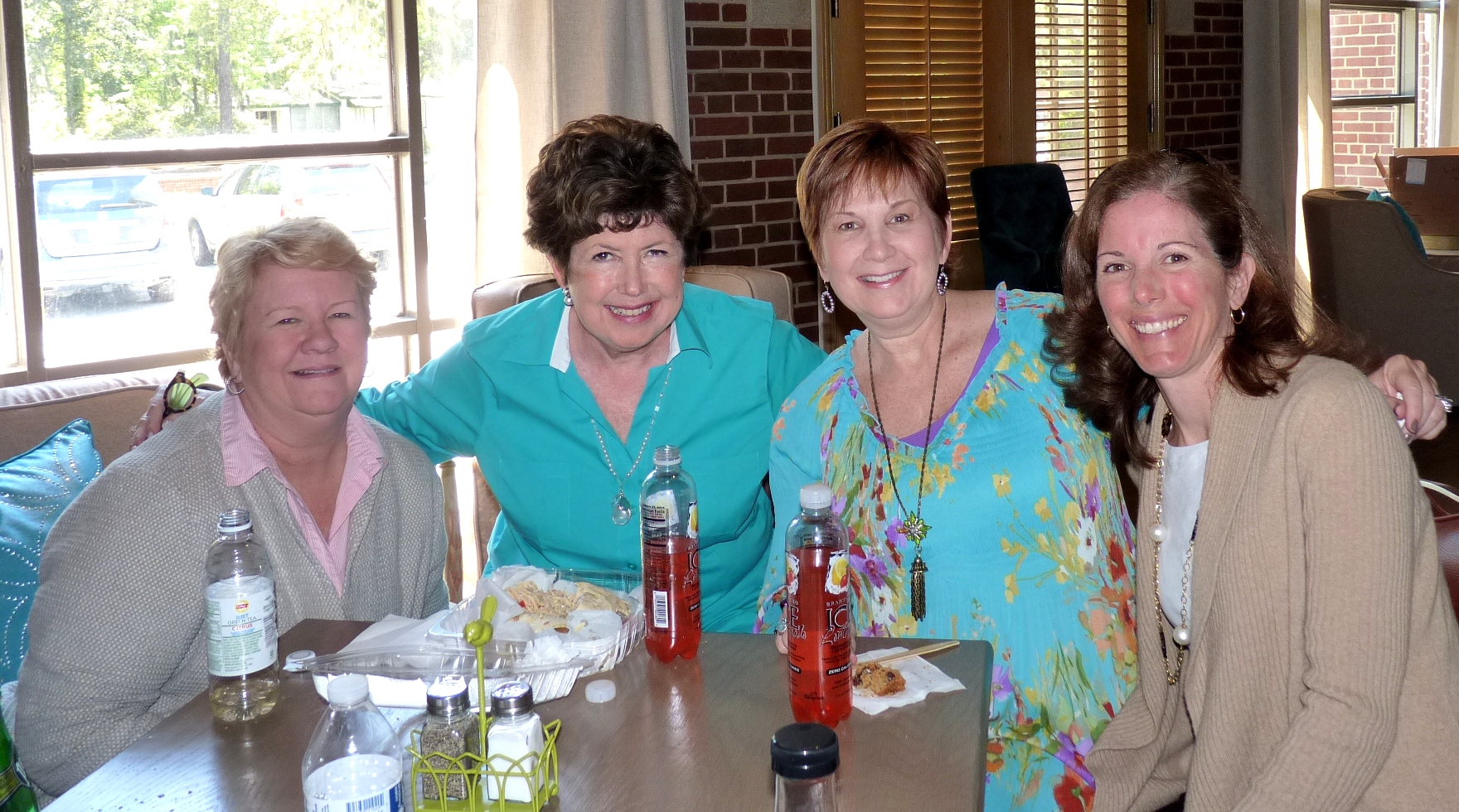 Mary Kay Andrews (2nd from left) with ladies at Cohen Retreat's first lunch and learn. 